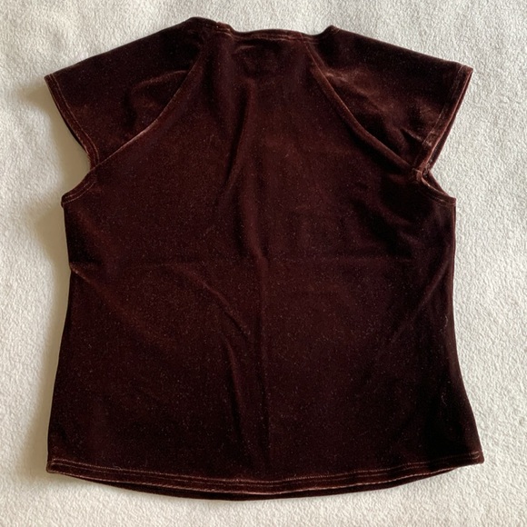 Perry Ellis Velvet Top - Picture 3 of 3